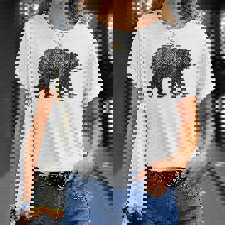 ツキノワグマ 動物愛好家 野生動物 自然 ハイキング ギフト Tシャツ 彼女への贈り物