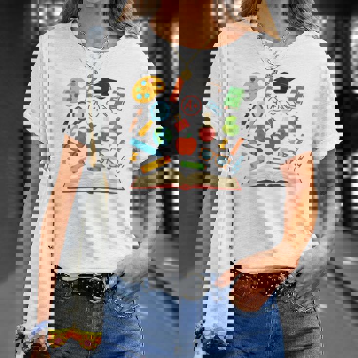 ティーチングアシスタント 学校初日 男性 女性 長袖tシャツ Tシャツ 彼女への贈り物