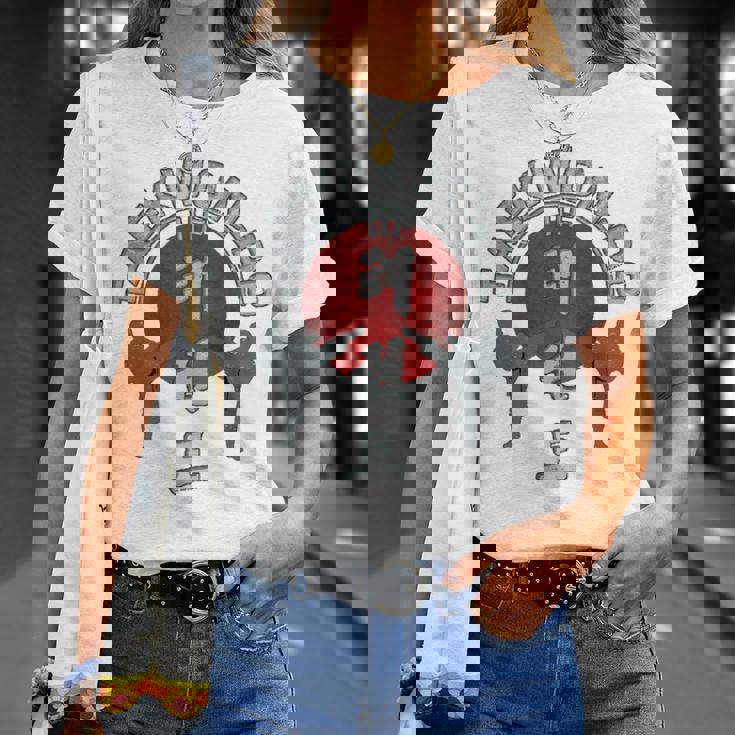 テコンドーサンライズ テコンドーファイター Tkdバックプリント Tシャツ 彼女への贈り物