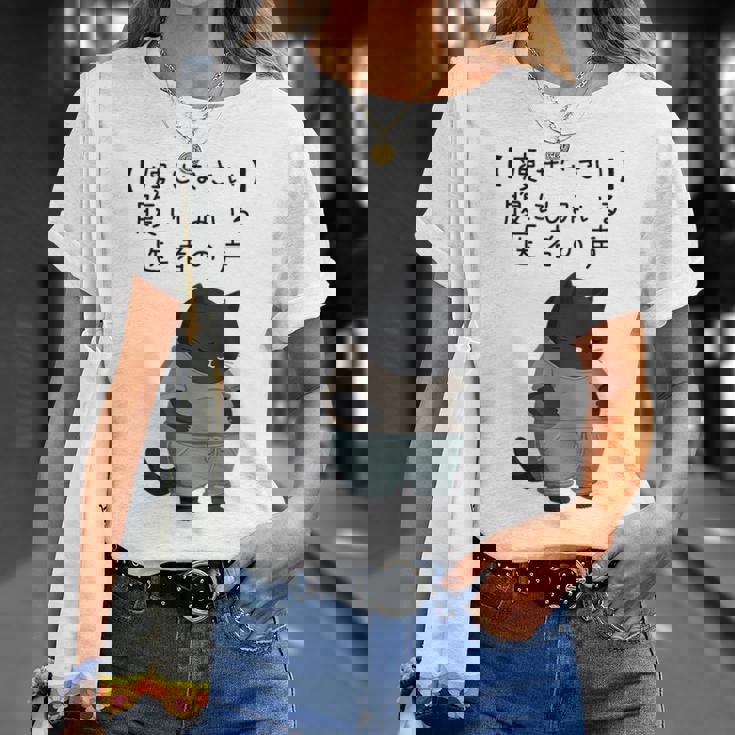 デブ猫「痩せなさい」腹にしみいる 医者の声 川柳風 面白tシャツ 食べすぎ注意 ダイエットネタ Tシャツ 彼女への贈り物