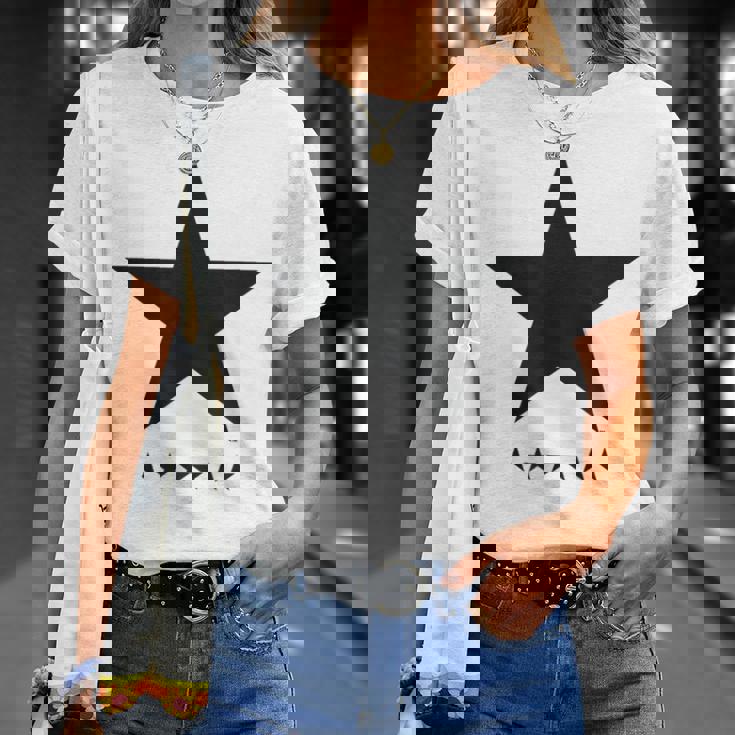 デヴィッド・ボウイ音楽ロックスターロゴ Tシャツ 彼女への贈り物