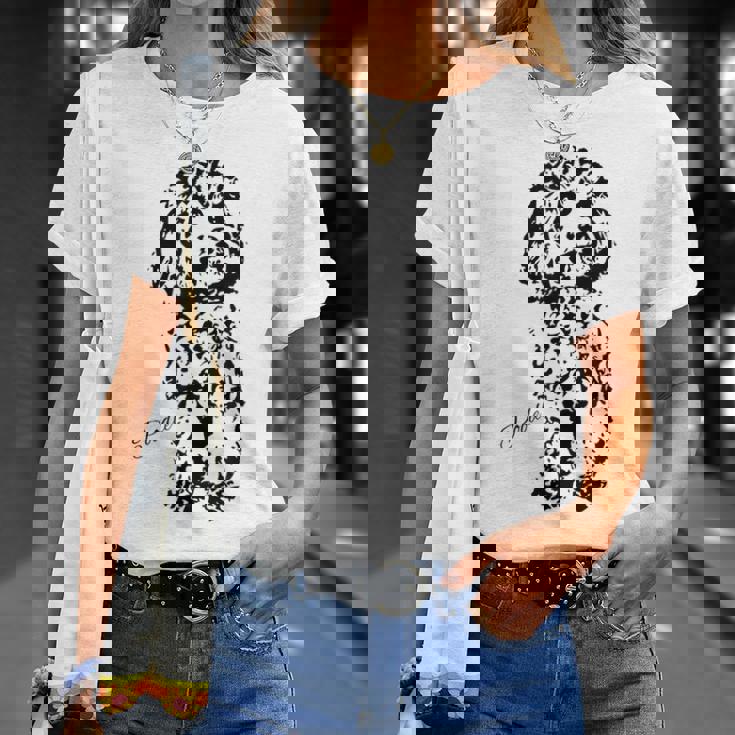 トイプードル かわいい犬好きのギフト レディース スタンダードプードル メンズ Tシャツ 彼女への贈り物