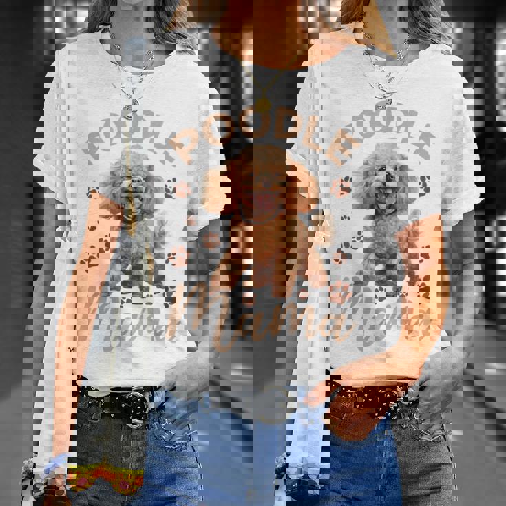 トイプードル 犬種 ペットプードル ママ Tシャツ 彼女への贈り物