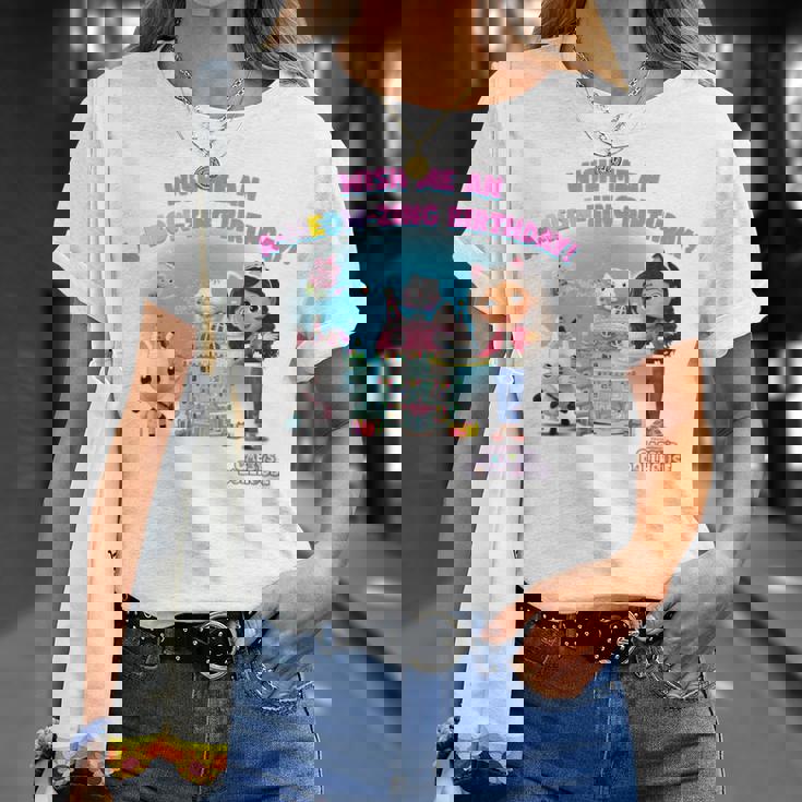 ドリームワークス ギャビーのドールハウス A-ニャーザリング 誕生日 Tシャツ 彼女への贈り物