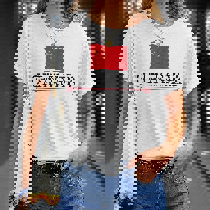 ノベルティ 長沙市 中国 旅行 生まれ バケーション 女性 男性 Tシャツ 彼女への贈り物