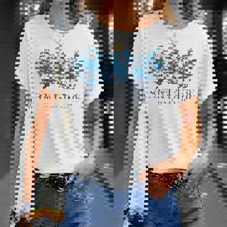 ノースショア ハワイ アロハ ハワイアン ハイビスカス サーファー ヴィンテージ Tシャツ 彼女への贈り物