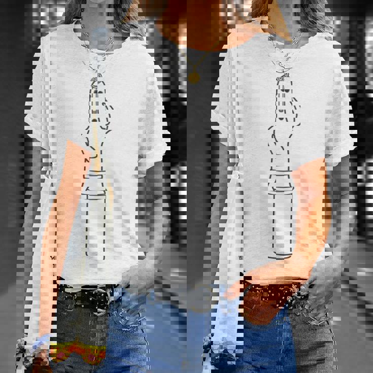 ハニワ 埴輪《モノクロ》【踊る埴輪 男】歴史土器 シンプル かわいい イラスト 長袖tシャツ Tシャツ 彼女への贈り物