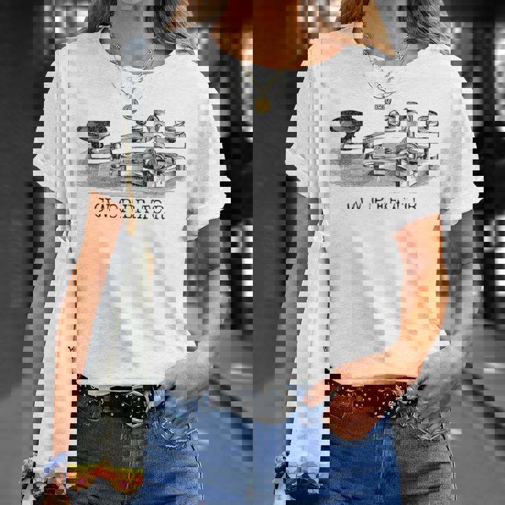 ハム・ラジオ用ヴィンテージモールス信号 Cwオペレーター Tシャツ 彼女への贈り物