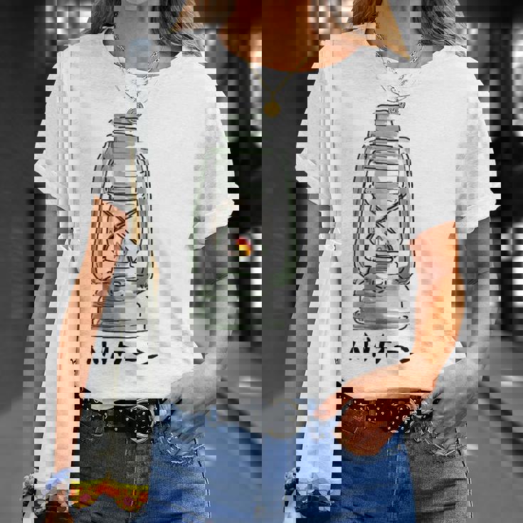 ハリケーンランタンtシャツ白 Tシャツ 彼女への贈り物