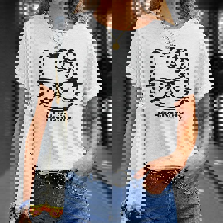 ハローキティ Usデザイン カオ メガネ Tシャツ 彼女への贈り物