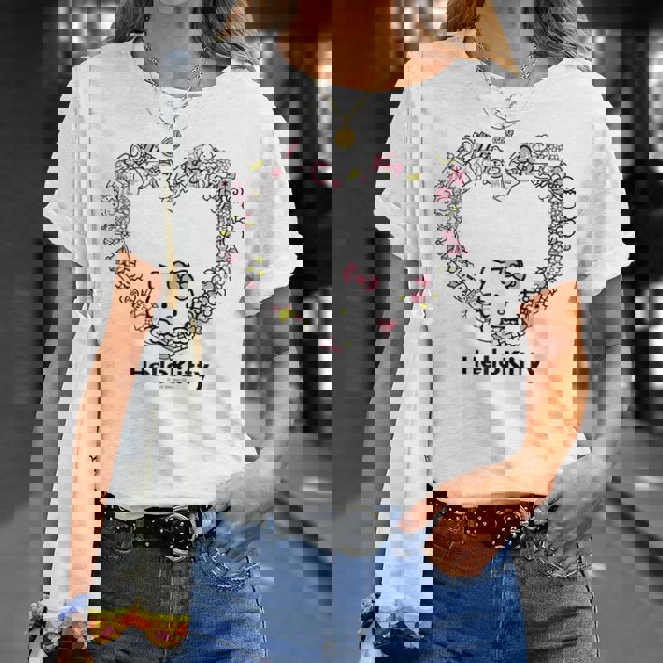 ハローキティ Usデザイン ハート Tシャツ 彼女への贈り物
