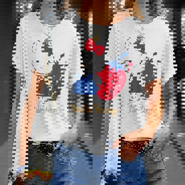 ハローキティ いちご ライトカラー Tシャツ 彼女への贈り物