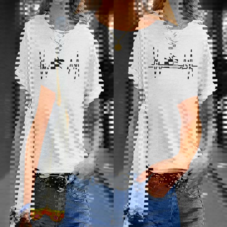 ハートビート クリフ ダイビング クリフ ジャンピング ダイバー Tシャツ 彼女への贈り物