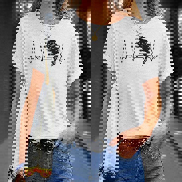 ハートビート魚 Tシャツ 彼女への贈り物