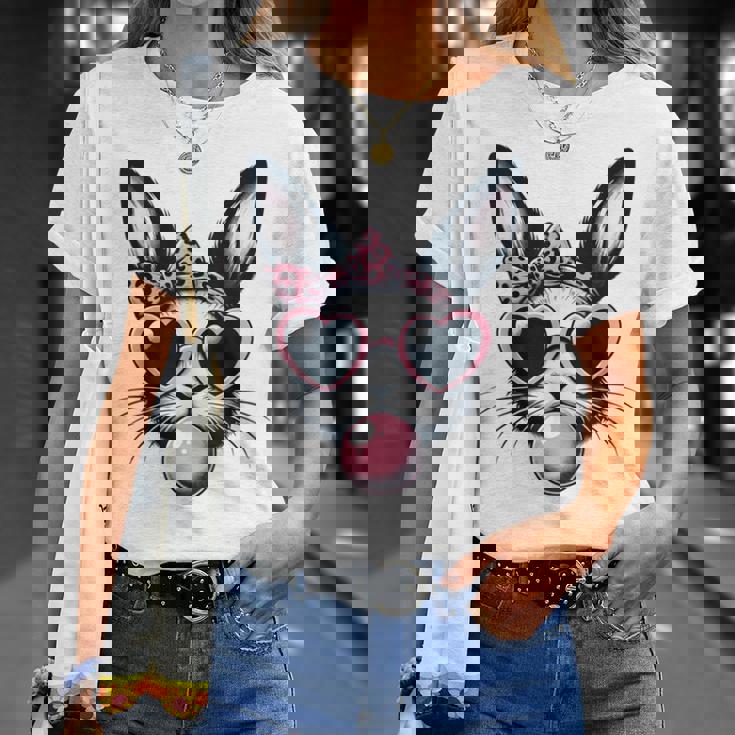 バニーフェイス サングラス付き イースターデー 男の子 男性 子供 Tシャツ 彼女への贈り物