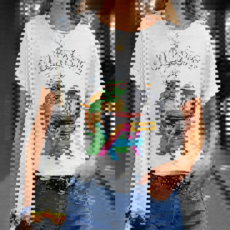 バーベキュー ヒキガエル 面白い 亀 バーベキュー ジャンパー 面白い Tシャツ 彼女への贈り物