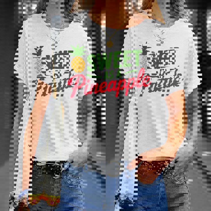 パイナップルのように甘い Tシャツ 彼女への贈り物