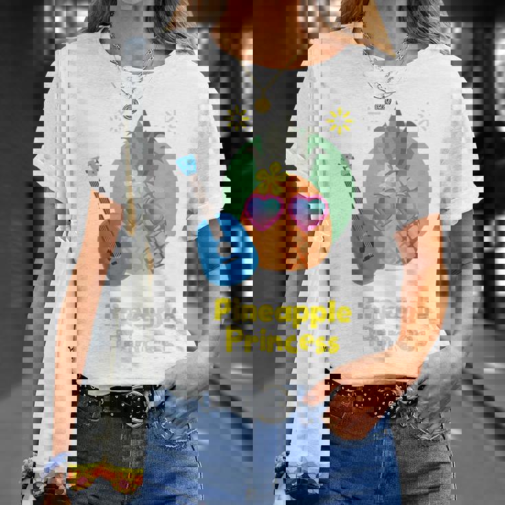 パイナップルプリンセス ウクレレギフト Tシャツ 彼女への贈り物