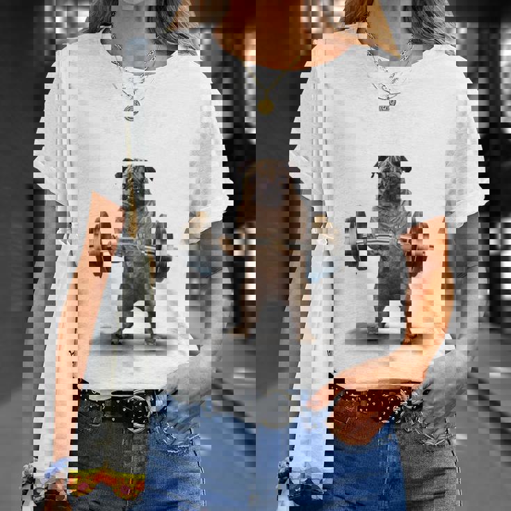 パグ の 筋トレ ついてこれないなら家に帰れ いぬ 犬 Tシャツ 彼女への贈り物