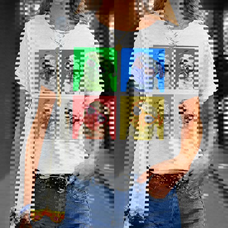 パグ 面白いtシャツ 犬 かわいい メンズ 子供 おもしろ 服 雑貨 グッズ ネタ わんこ イヌ 黒パグ 長袖tシャツ Tシャツ 彼女への贈り物