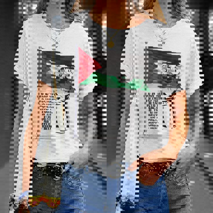 パレスチナフリーパレスチナフリーガザパレスチナ国旗 Tシャツ 彼女への贈り物
