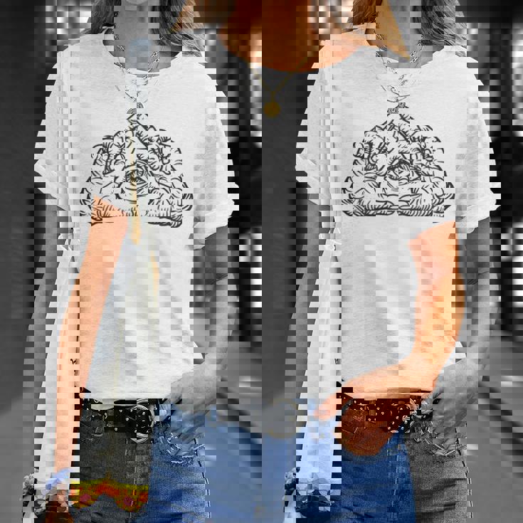 ヒップホップ Y2k Hip Hop ヴィンテージ レトロ エッジの効いたバックプリント ストリートウェア イルミナティ Tシャツ 彼女への贈り物