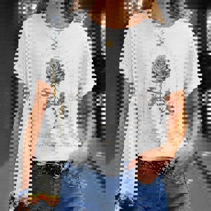 ヒップホップ アーバン ヴィンテージ ヒップスター Y2k Hip Hop バックプリント ストリートウェア ローズ Tシャツ 彼女への贈り物