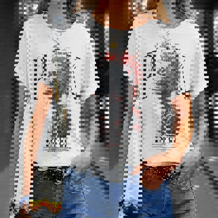 ヒップホップ ヴィンテージ エッジの効いた Y2k バックプリント ストリートウェア パンク スカル Tシャツ 彼女への贈り物