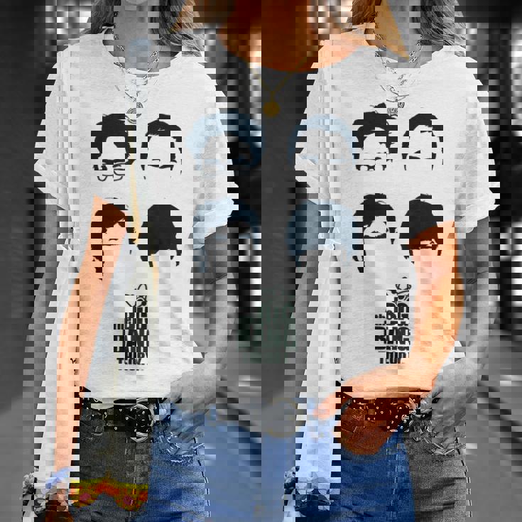 ビッグバン理論ロゴ グループヘア Tシャツ 彼女への贈り物