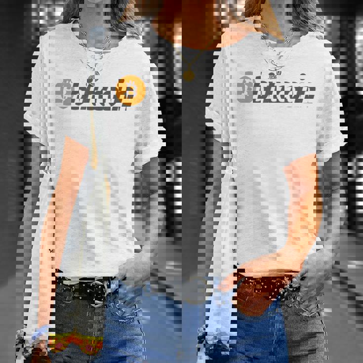 ビットコインbtcコイン暗号トレーダーBitcoinフューチャーフリーダムギフト Tシャツ 彼女への贈り物