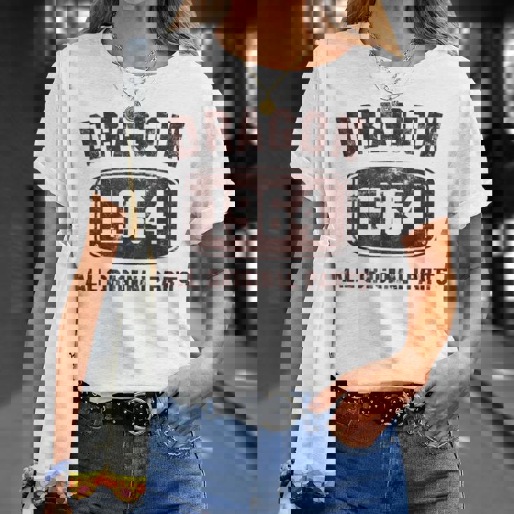 ビンテージドラゴン 1964年生まれの龍 Tシャツ 彼女への贈り物