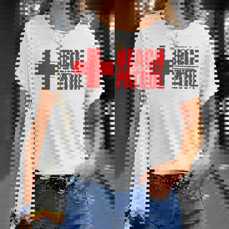 ビーチパトロール ライフガード サーフ レスキュー Tシャツ 彼女への贈り物