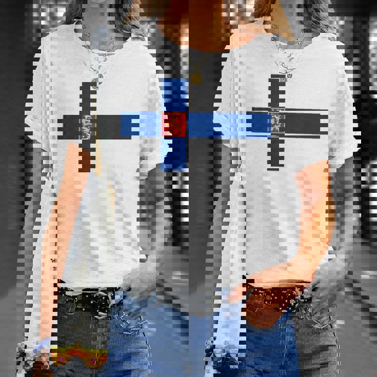 フィンランドtシャツ、フィンランド国旗、フィンランドの地図 メンズレディースキッズ Tシャツ 彼女への贈り物