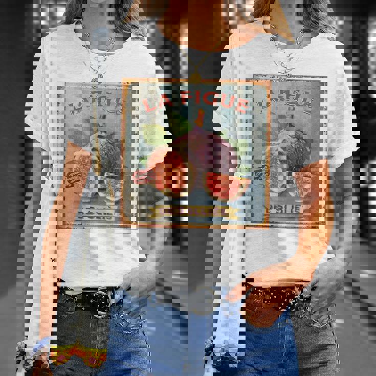 フランス イチジク ビンテージtシャツ Tシャツ 彼女への贈り物