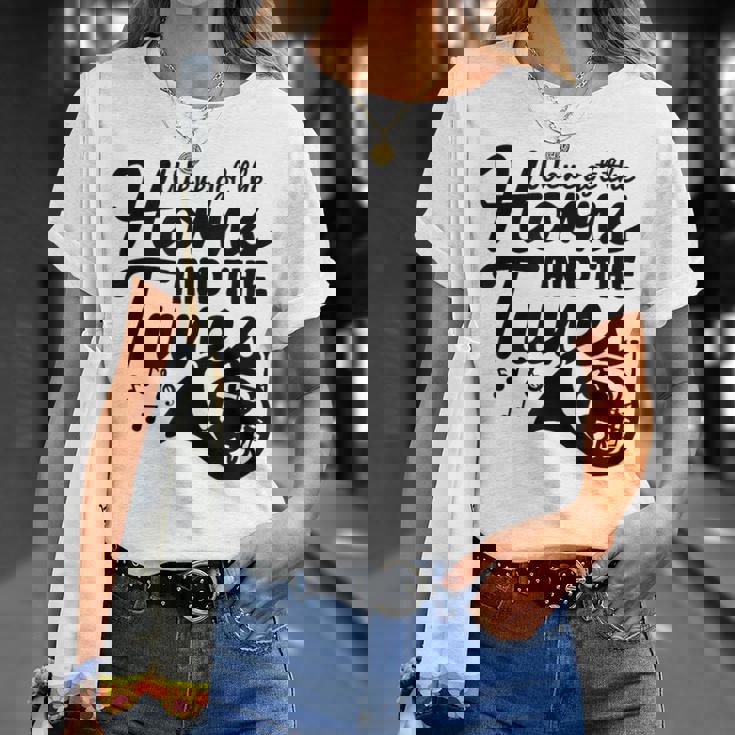 フレンチホルン ダブルホルン Tシャツ 彼女への贈り物