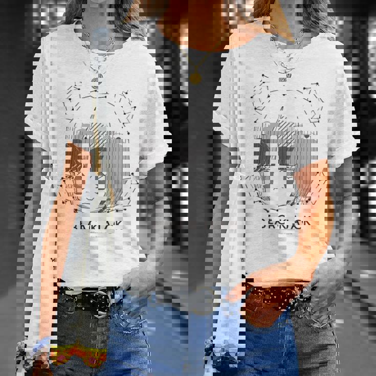 ブラック・ジャック 幾何学 （ピノコ） Ctezuka Productions Tシャツ 彼女への贈り物