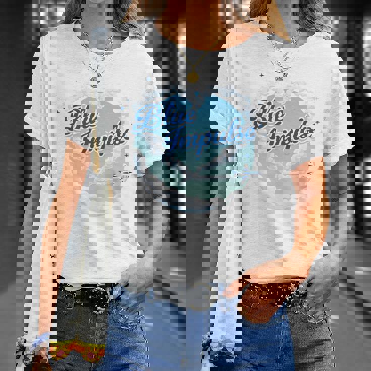 ブルーインパルス Heartfull In Theky （カラー） 長袖tシャツ Tシャツ 彼女への贈り物