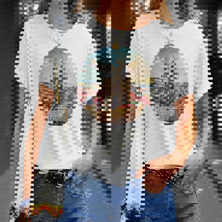 プラハ チェコ共和国 お土産 プラハ 長袖tシャツ Tシャツ 彼女への贈り物