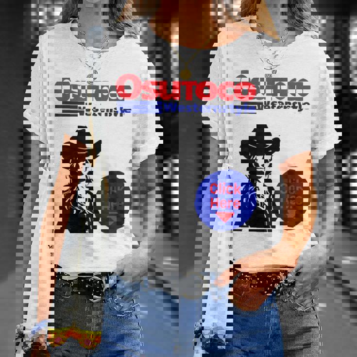 プレゼント パロディ 面白い ウエスタン Tシャツ 彼女への贈り物