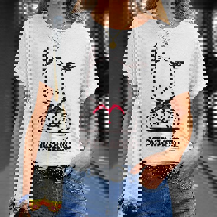 ポチャッコ おすわり ライトカラー Tシャツ 彼女への贈り物