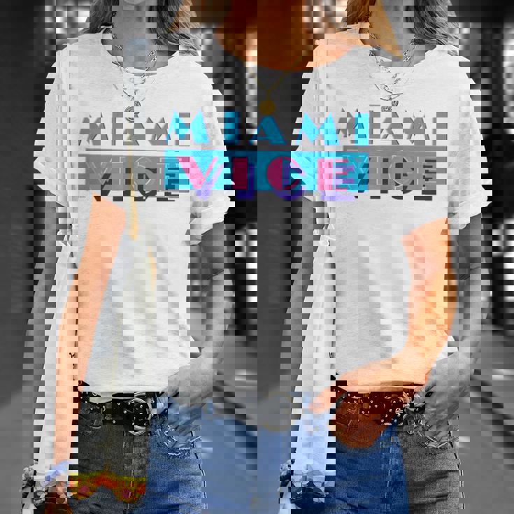 マイアミバイスのロゴ Tシャツ 彼女への贈り物