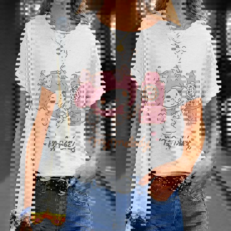 マイメロディ でんわ ライトカラー Tシャツ 彼女への贈り物