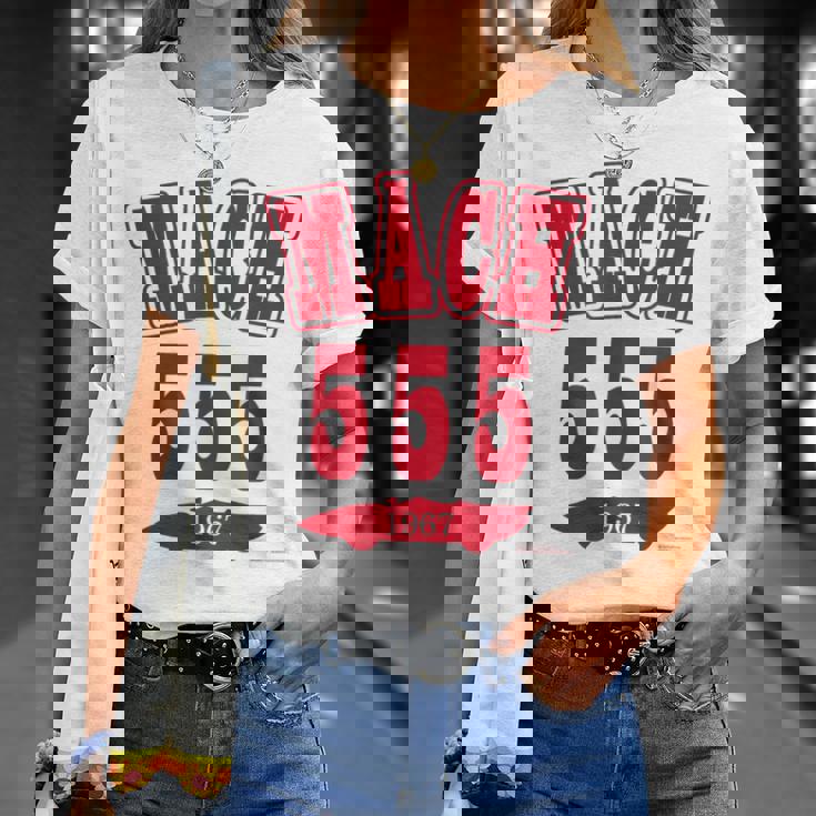 マッハgogogo カレッジデザイン Tシャツ 彼女への贈り物