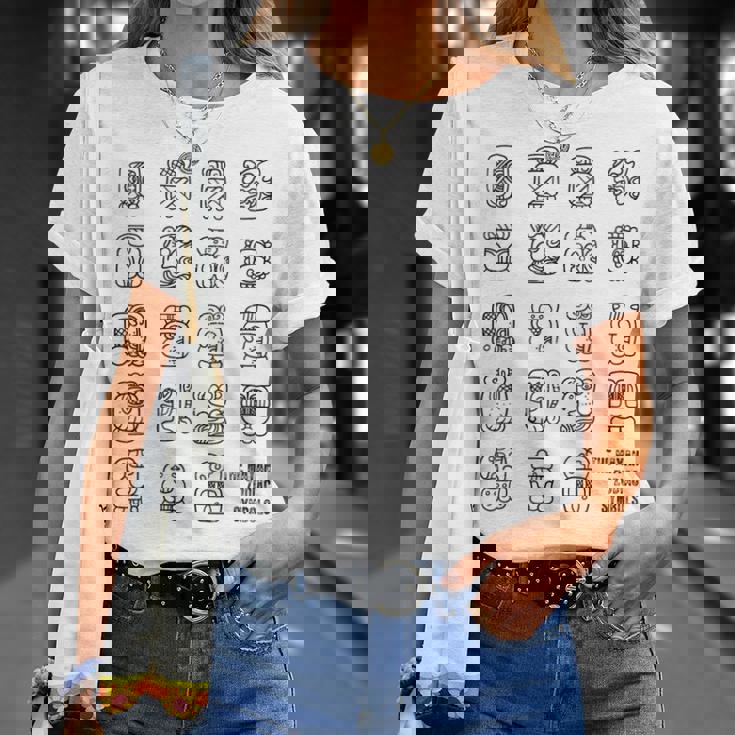 マヤ 干支 シンボル Tシャツ 彼女への贈り物