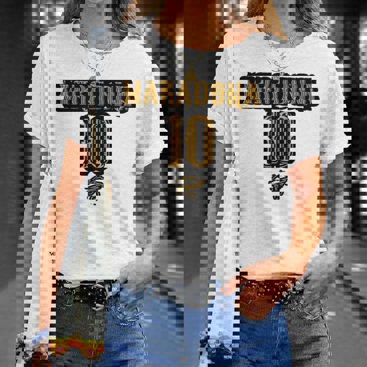 マラドーナ 10 長袖tシャツ Tシャツ 彼女への贈り物