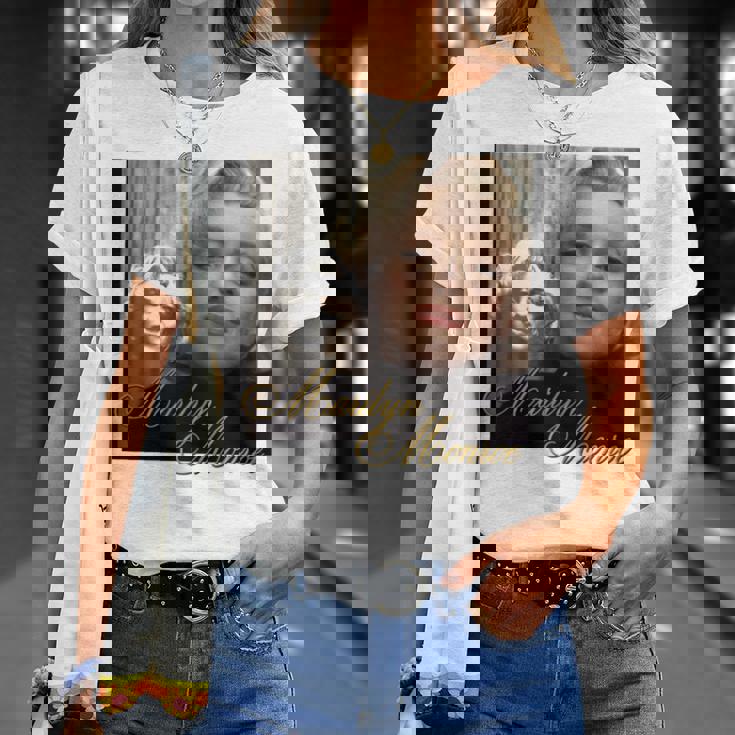 マリリンモンロー_004 長袖tシャツ Tシャツ 彼女への贈り物