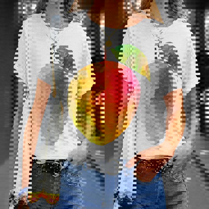 マンゴーフルーツモチーフアートマンゴー Tシャツ 彼女への贈り物