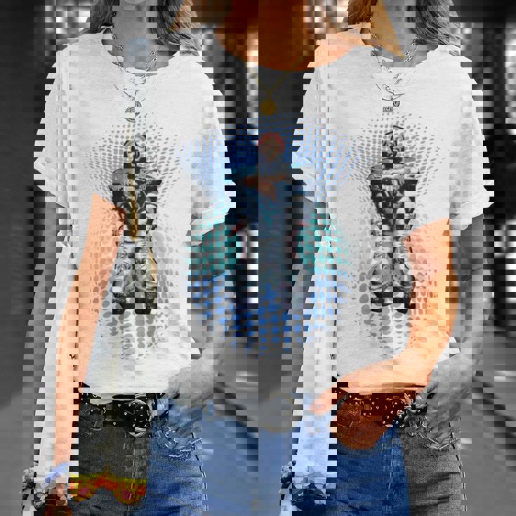 マービンゲイ_002_Back Printed Tシャツ 彼女への贈り物