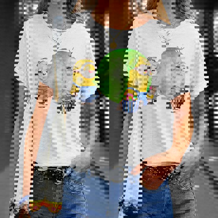 ミニオン Water Colorballoongum Green Tシャツ 彼女への贈り物