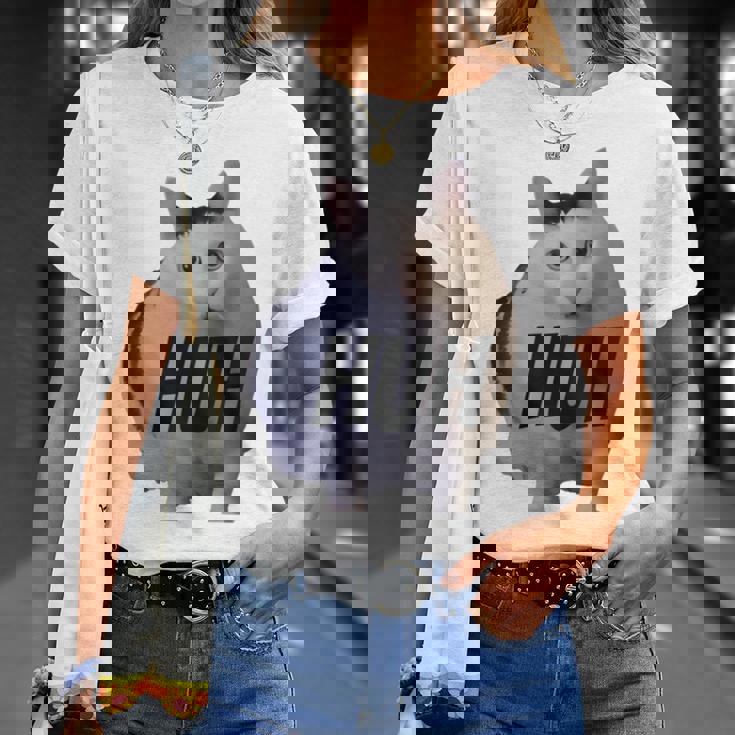 ミームハァキャット面白い 長袖tシャツ Tシャツ 彼女への贈り物